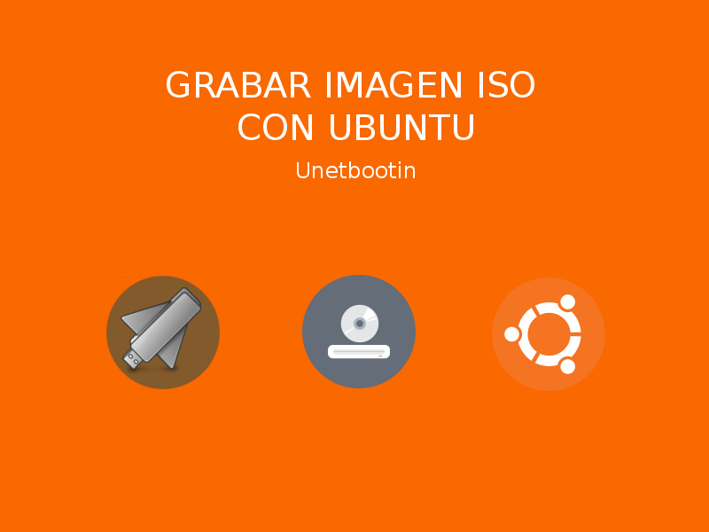 Grabar imagen iso ubuntu