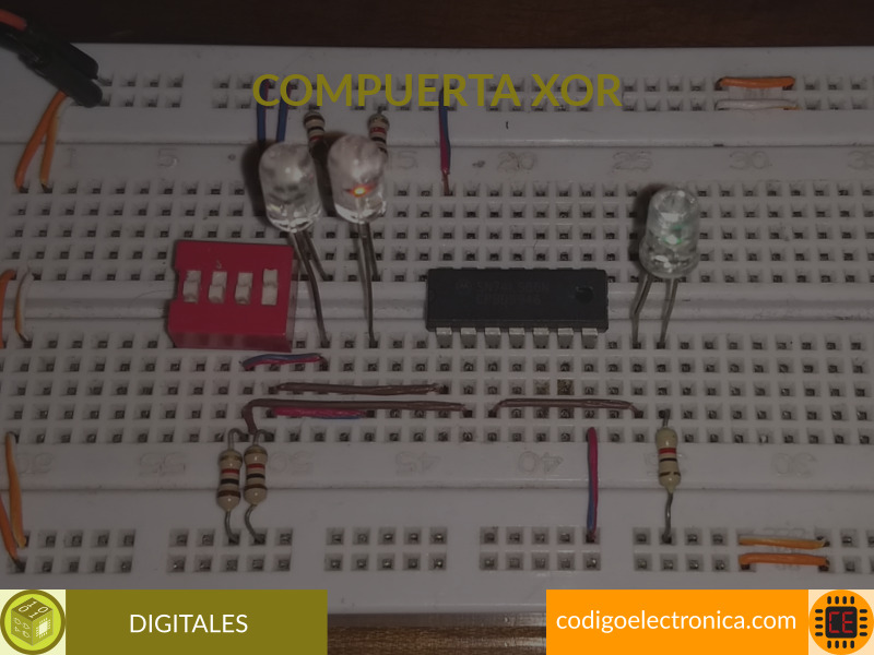 Compuerta XOR | Código Electrónica