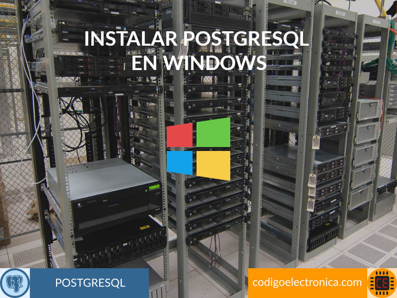 instalar postgresql windows