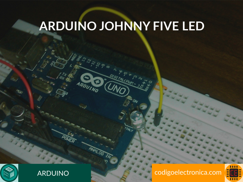 Arduino johnny five led