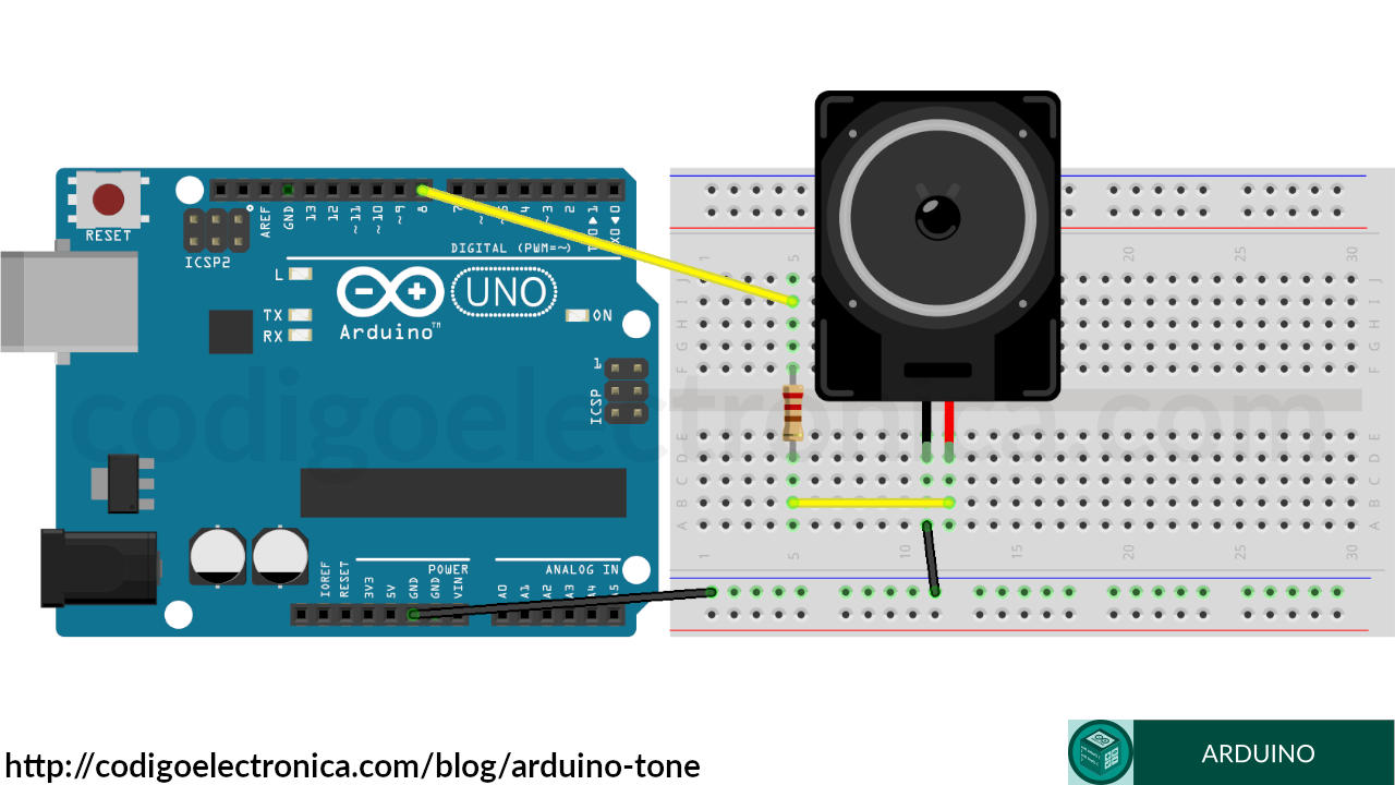 Arduino tone circuito