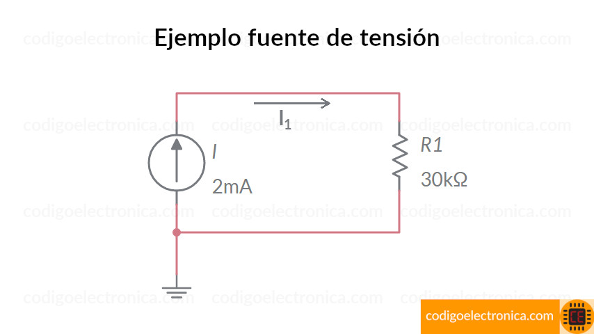 Fuente de corriente ejemplo 1