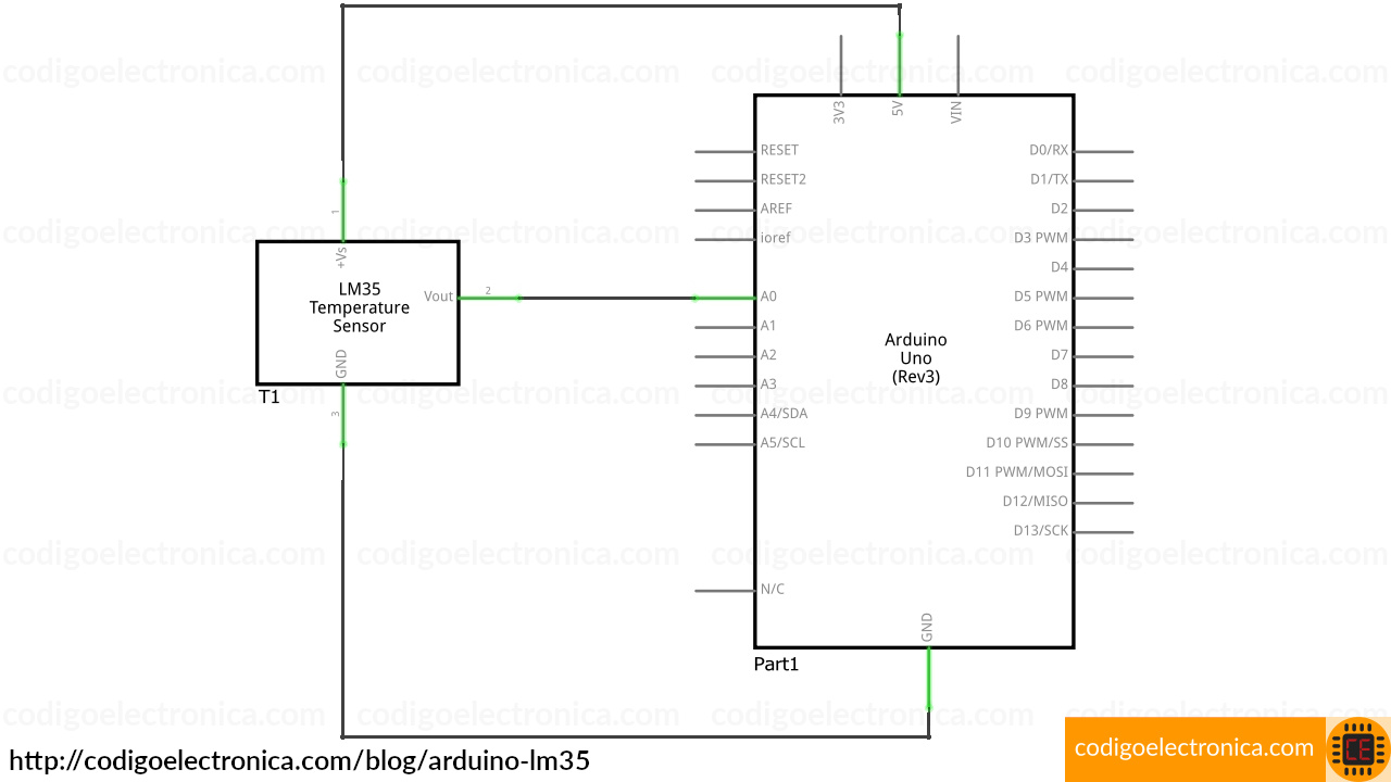 Arduino lm35 schem