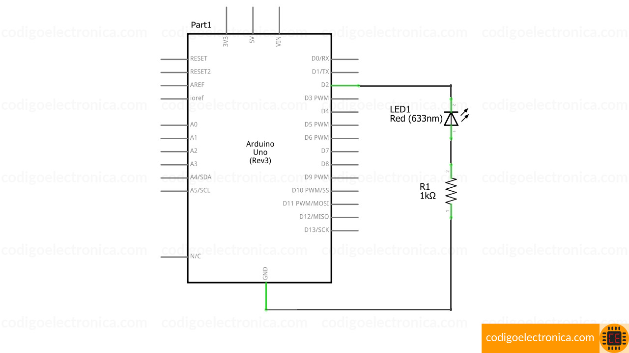 Arduino blink schem