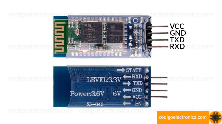 Bluetooth hc-06 pines