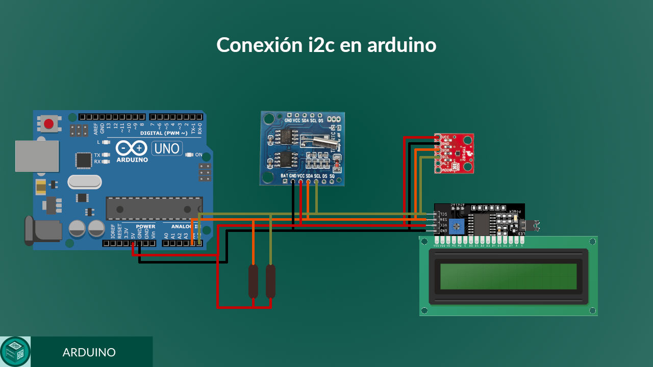 i2c conexión arduino