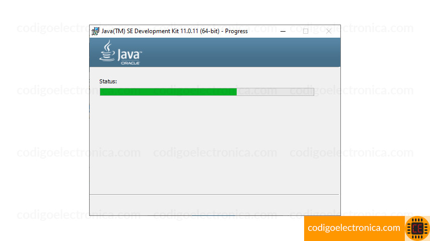 Estado instalación jdk 11