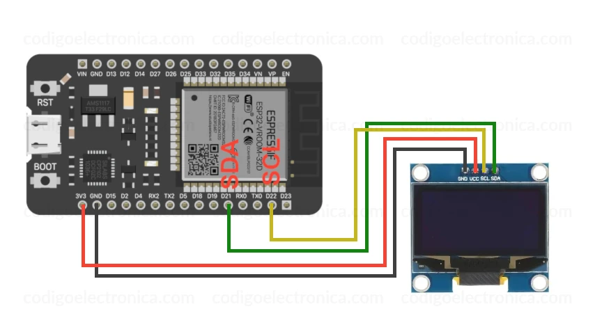 Circuito ESP32 oled