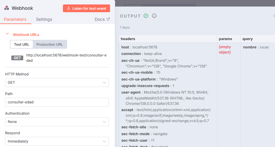 WebHook consultar edad