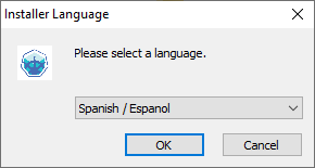 Seleccionar lenguaje de minikube