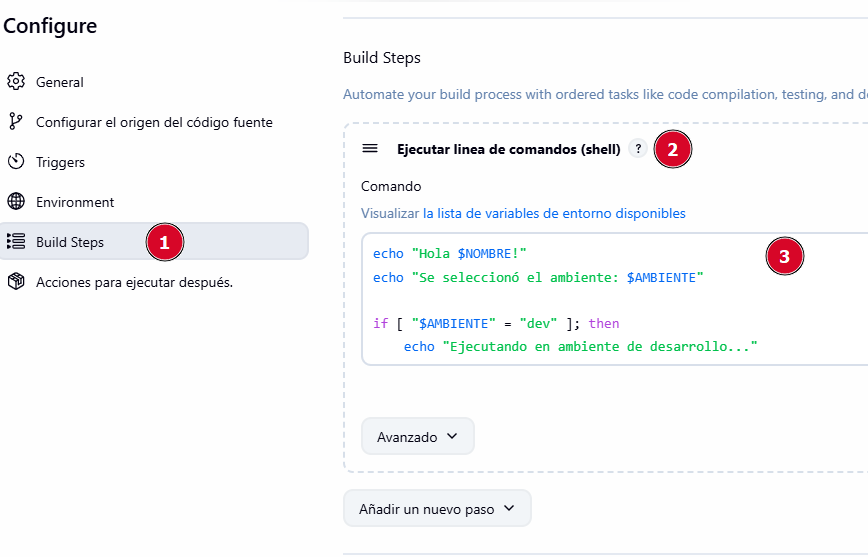 Pasos de ejecución
