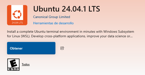 Distribución de ubuntu 24.04