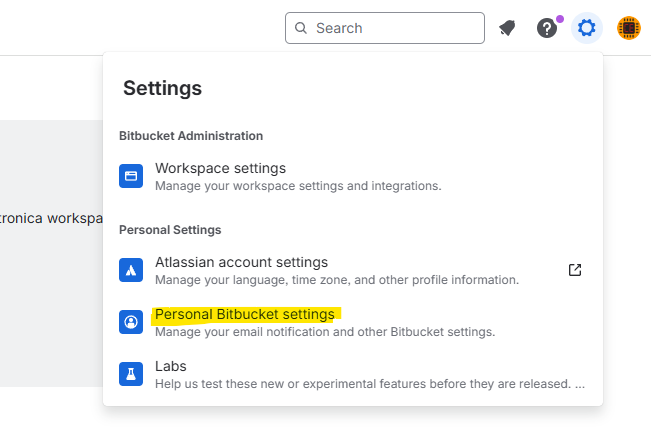 Configuración personal