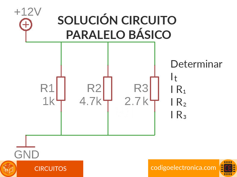 Base solucion circuito paralelo basico