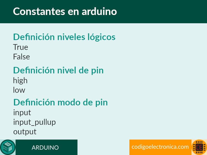 arduuino-constantes