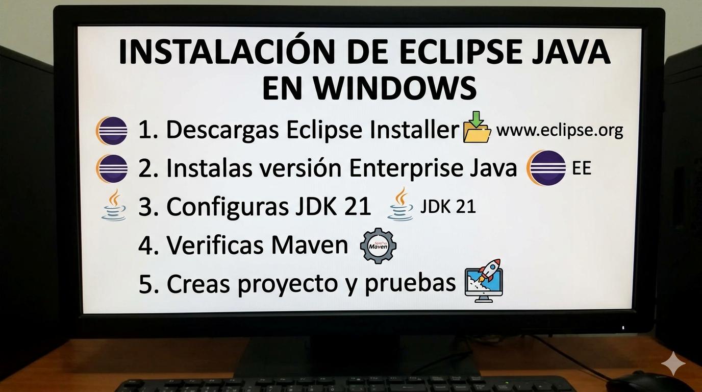 Como instalar eclipse IDE en Windows