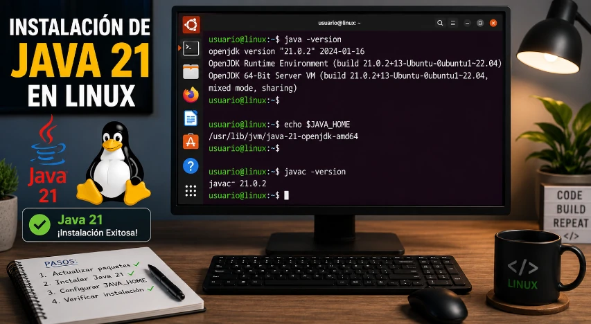 Instalar Java 21 en Linux