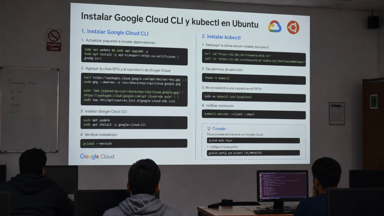Instalar Google Cloud CLI y kubectl en Ubuntu