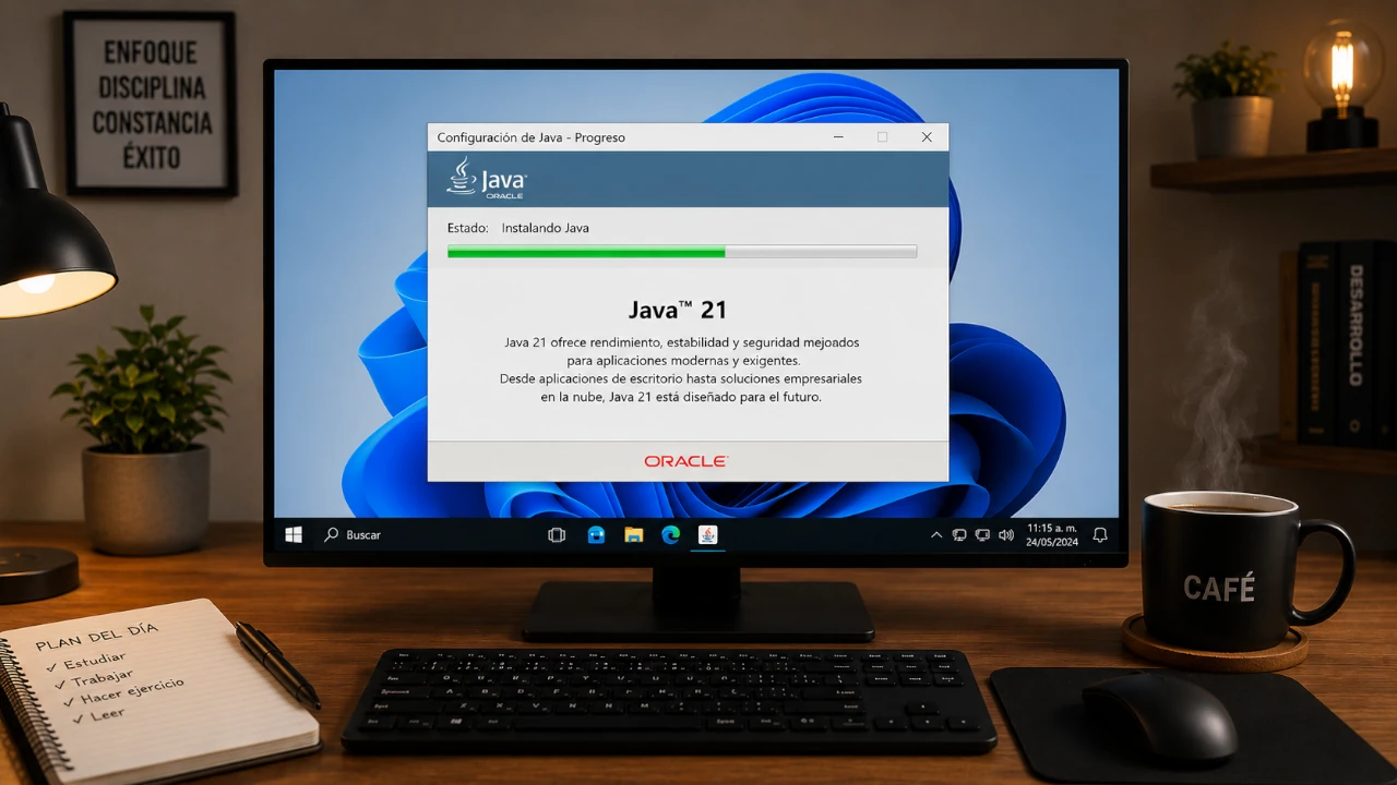 Instala Java 21 en Windows