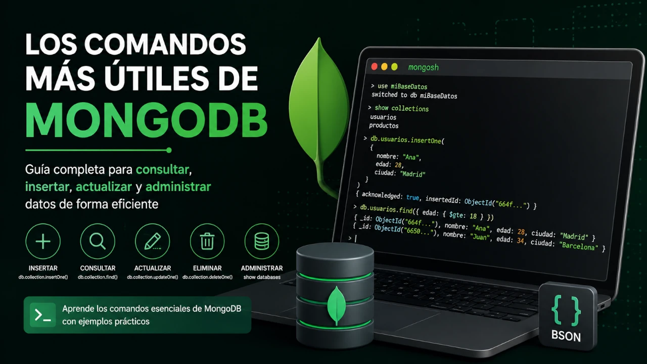 MongoDB comandos esenciales