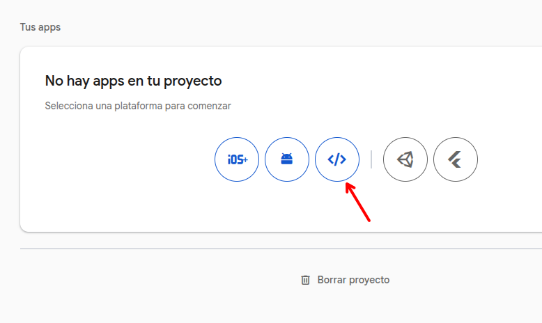 Crear APP