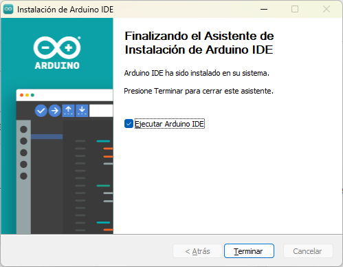 Ejecutar Arduino