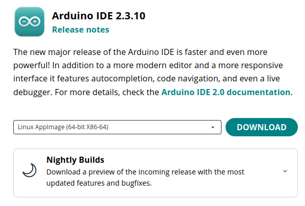 Descargar arduino IDE en Linux
