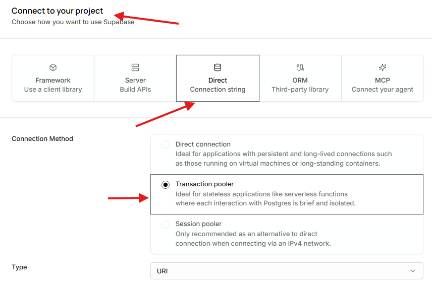 Conectar proyecto de PostgresQL