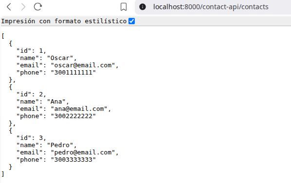Visualizar Aplicación en Apache Tomcat