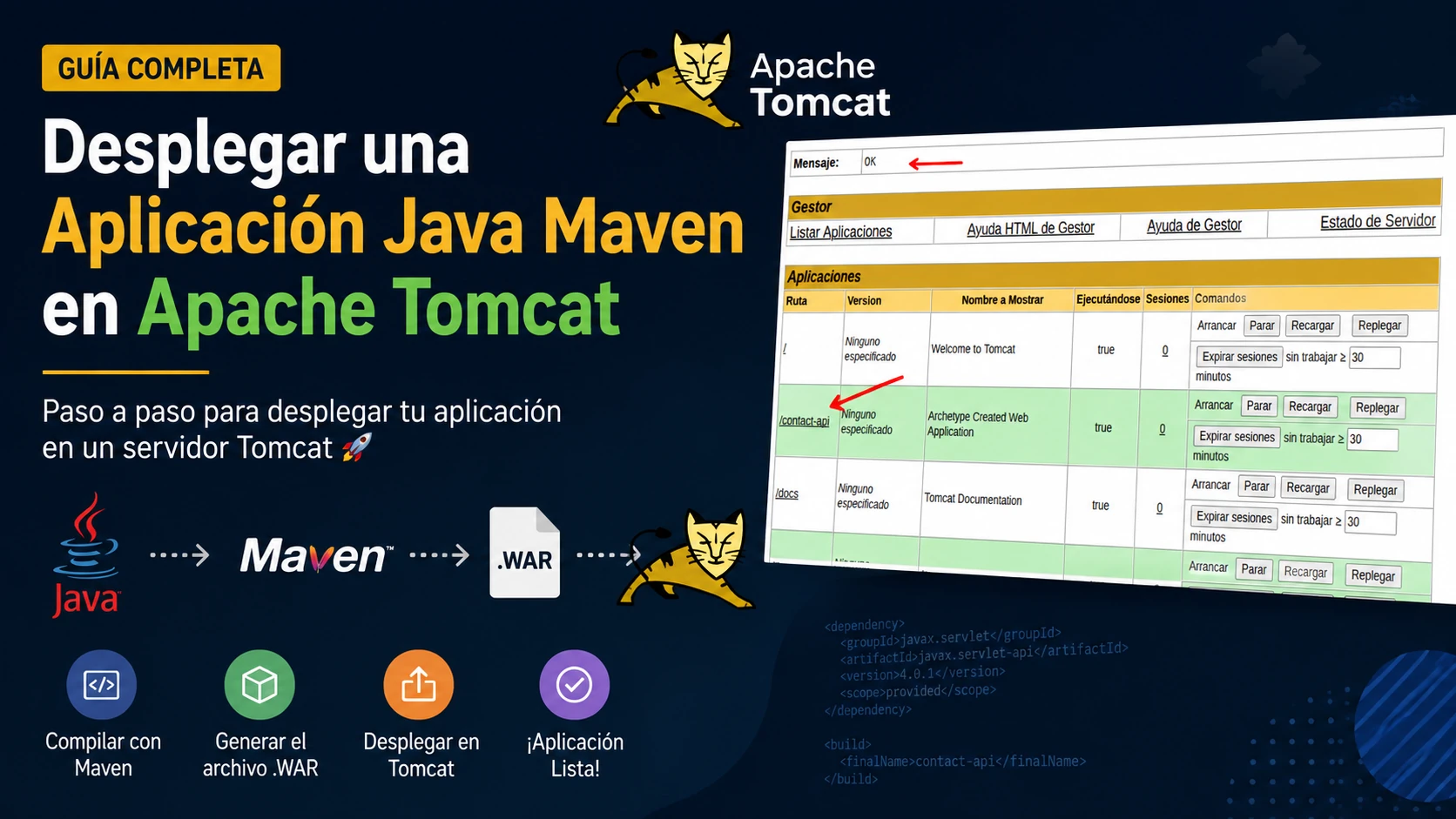 Desplegar una Aplicación Java Maven en Apache Tomcat